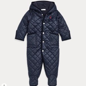 Ralph Lauren Boys 9 mo Snowsuit “Hooded Barn Bunting”